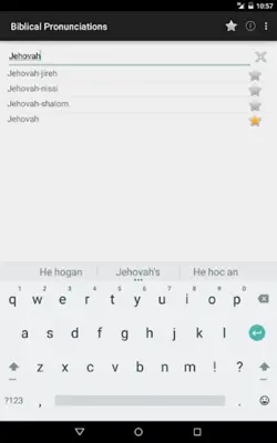 Biblical Pronunciations android App screenshot 9