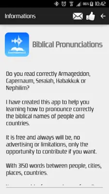 Biblical Pronunciations android App screenshot 10