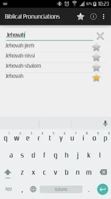 Biblical Pronunciations android App screenshot 14