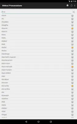 Biblical Pronunciations android App screenshot 3