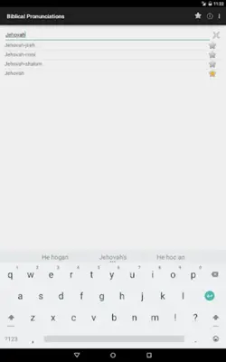 Biblical Pronunciations android App screenshot 4