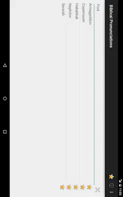 Biblical Pronunciations android App screenshot 7