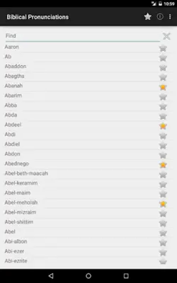 Biblical Pronunciations android App screenshot 8